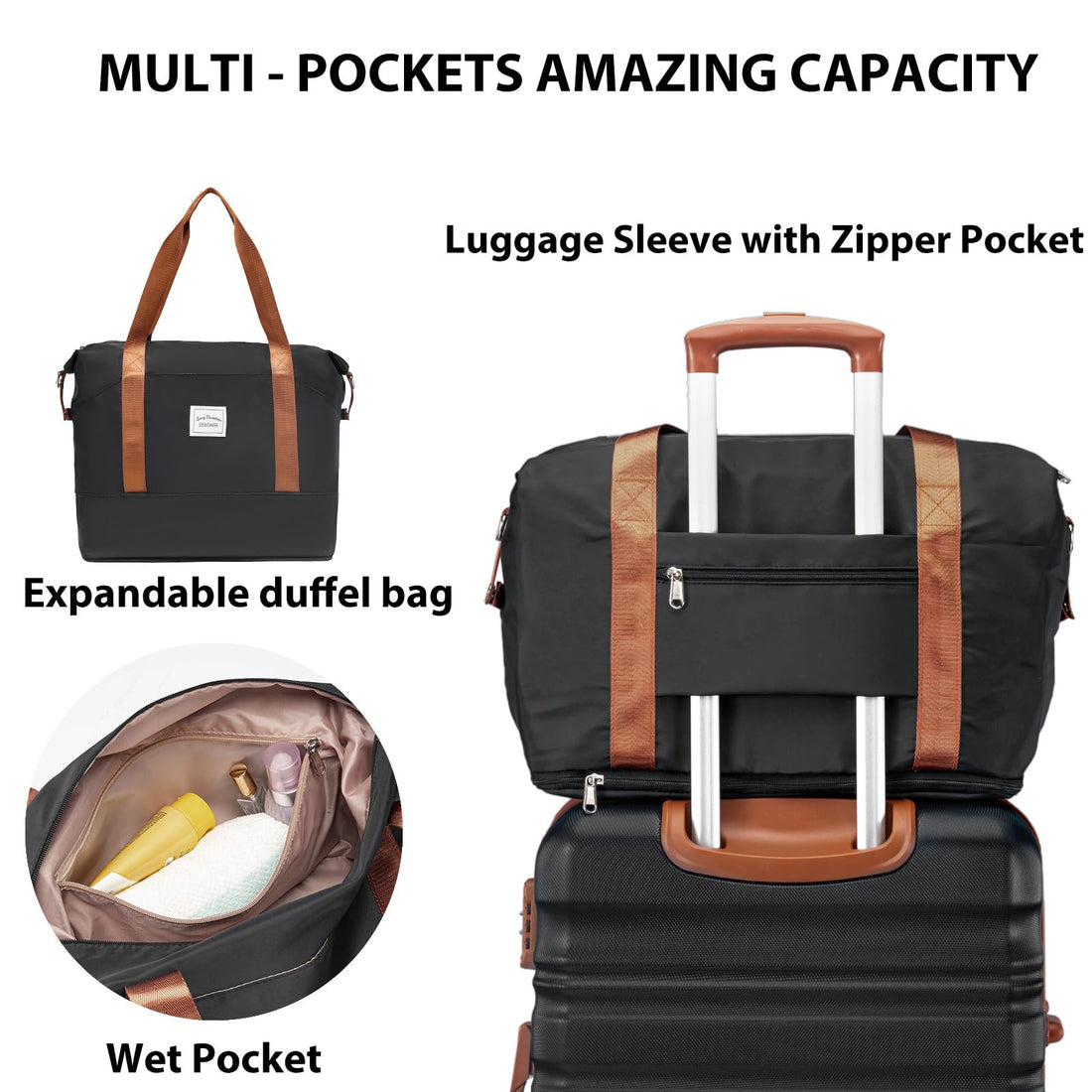 3-Piece Carry-On Luggage Set