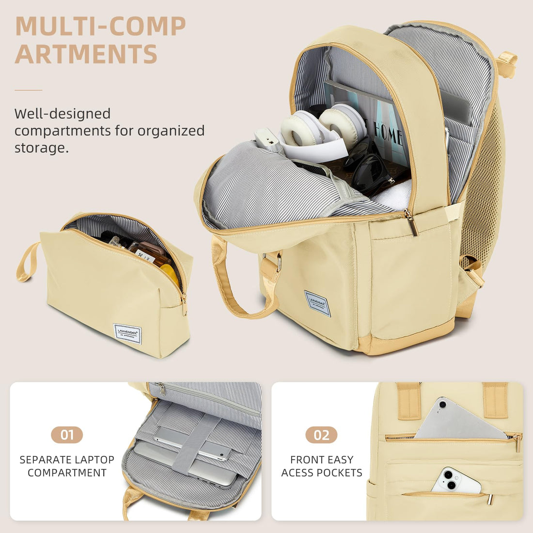6-Piece Luggage Set – Sky Blue