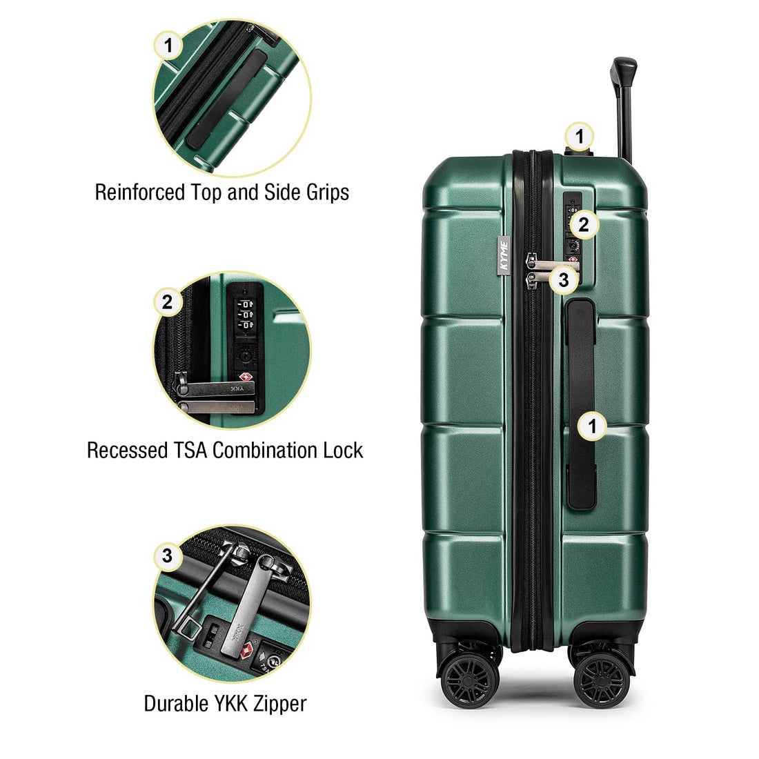 KYME 2-Piece Luggage Set