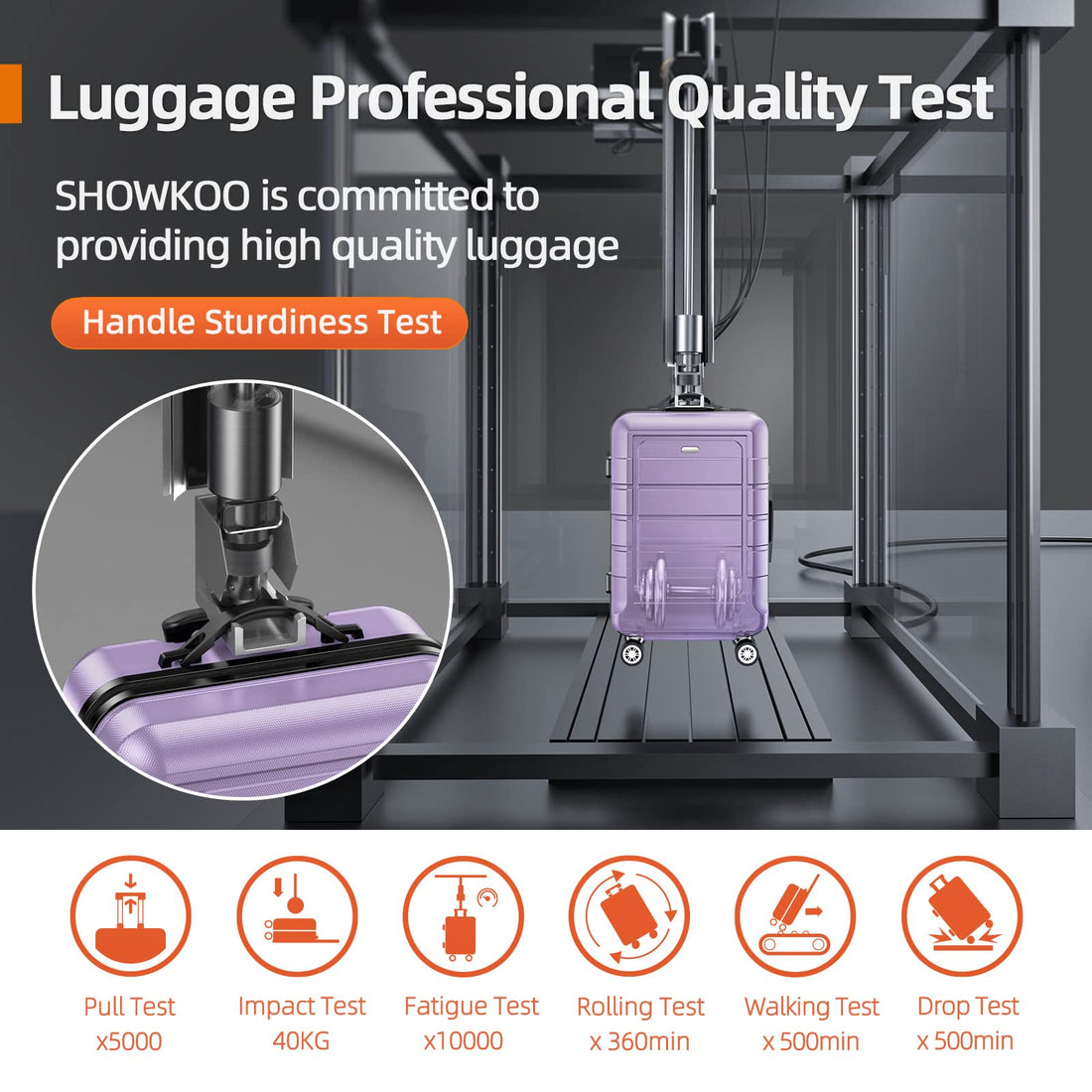 SHOWKOO 3-Piece Luggage Set