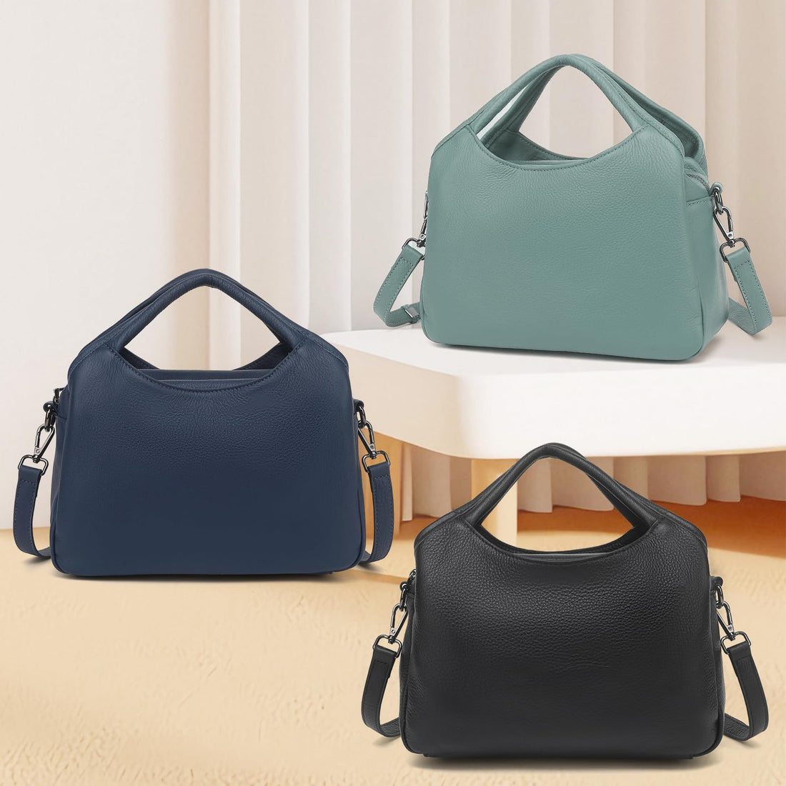 KOGTLA Women's Leather Handbag