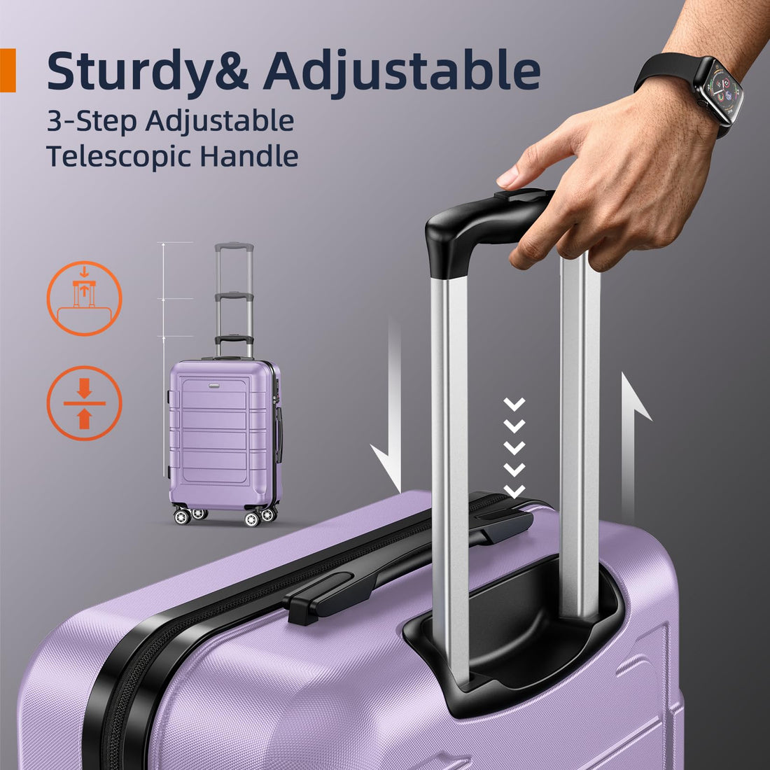 SHOWKOO 3-Piece Luggage Set