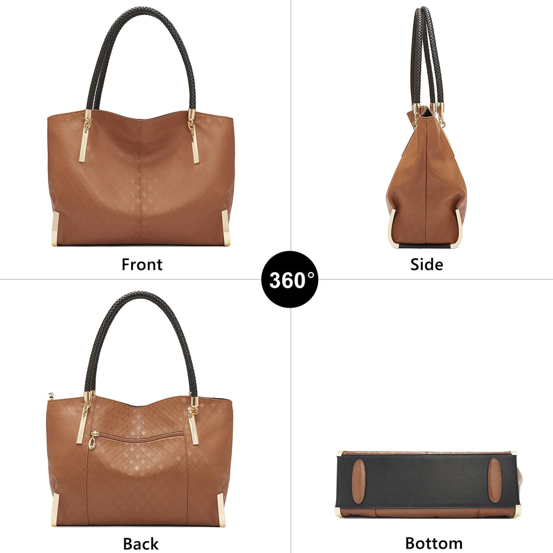 FOXLOVER Large Women's Tote Bag