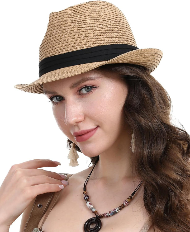 Foldable Women’s Sun Hat – Khaki