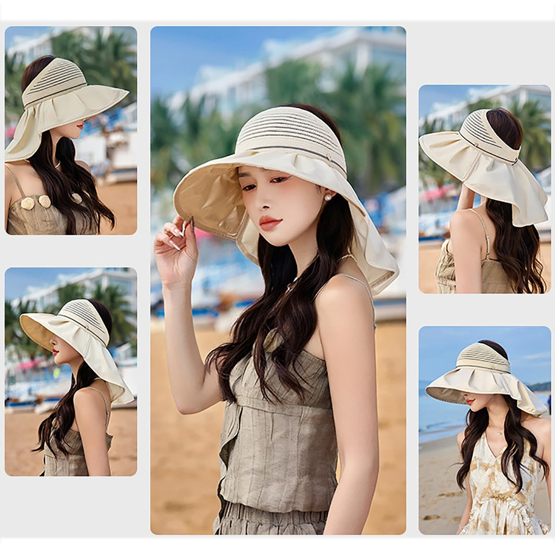 Women’s Sun Hat with Neck Flap