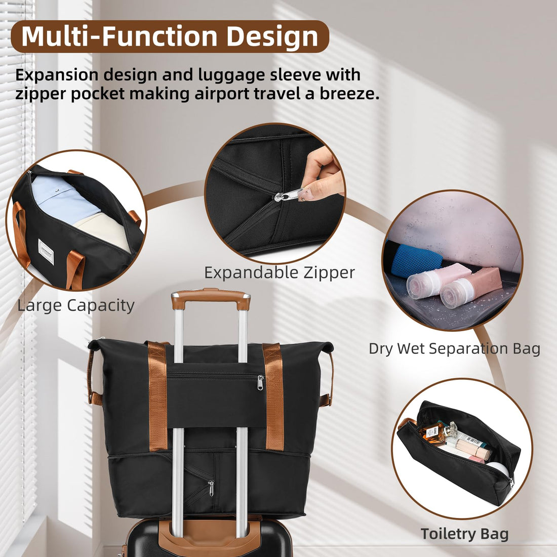 6-Piece Luggage Set – Sky Blue