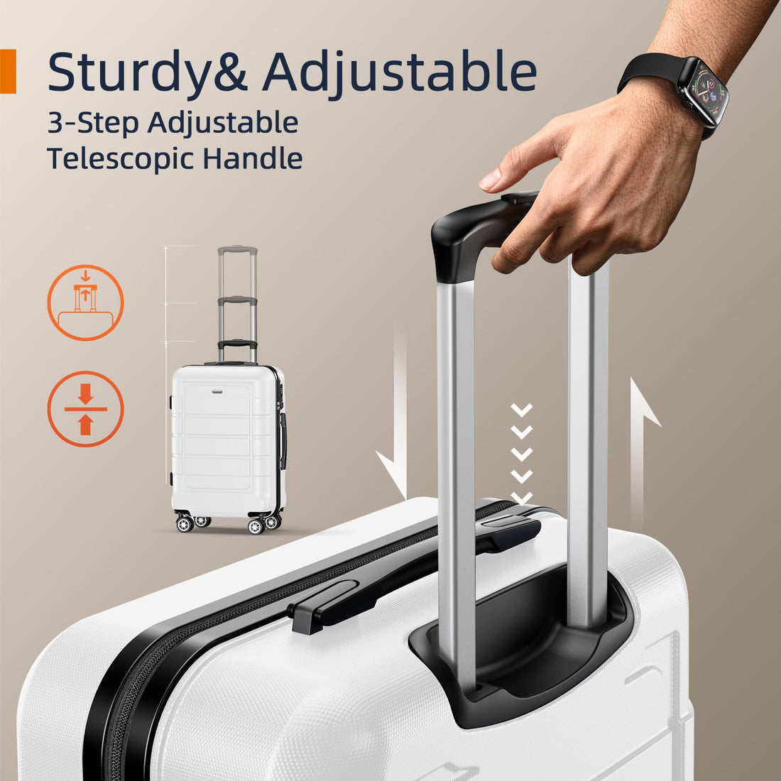 SHOWKOO 3-Piece Luggage Set