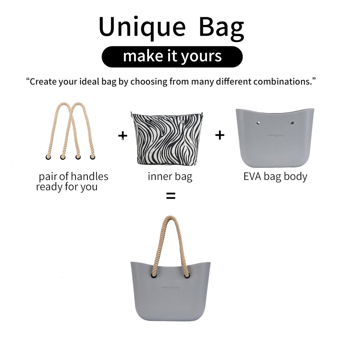 MRMIMI Waterproof Rubber Tote Bag