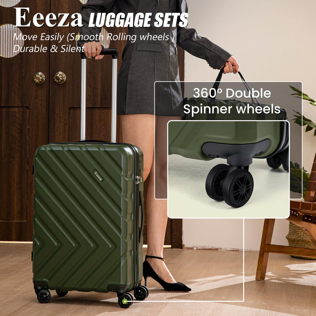 3-Piece Carry-On Luggage Set