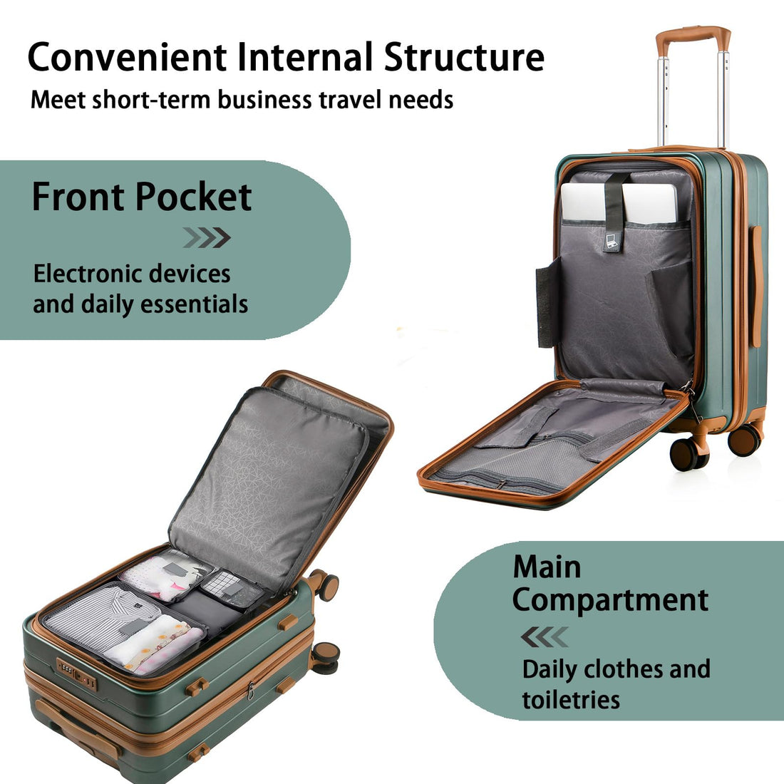 19.5" Hardside Carry-On – Black