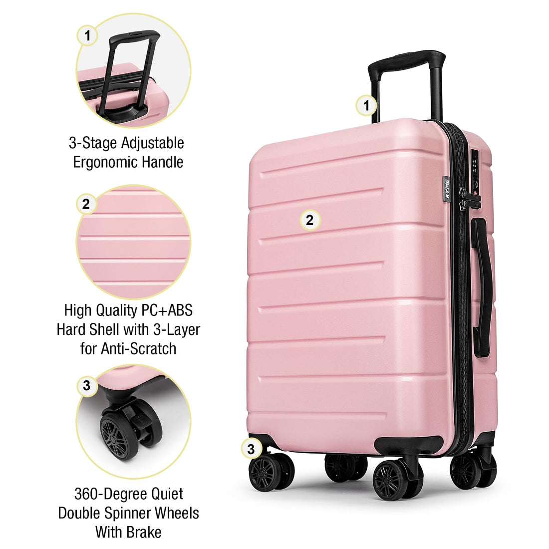 KYME 2-Piece Luggage Set