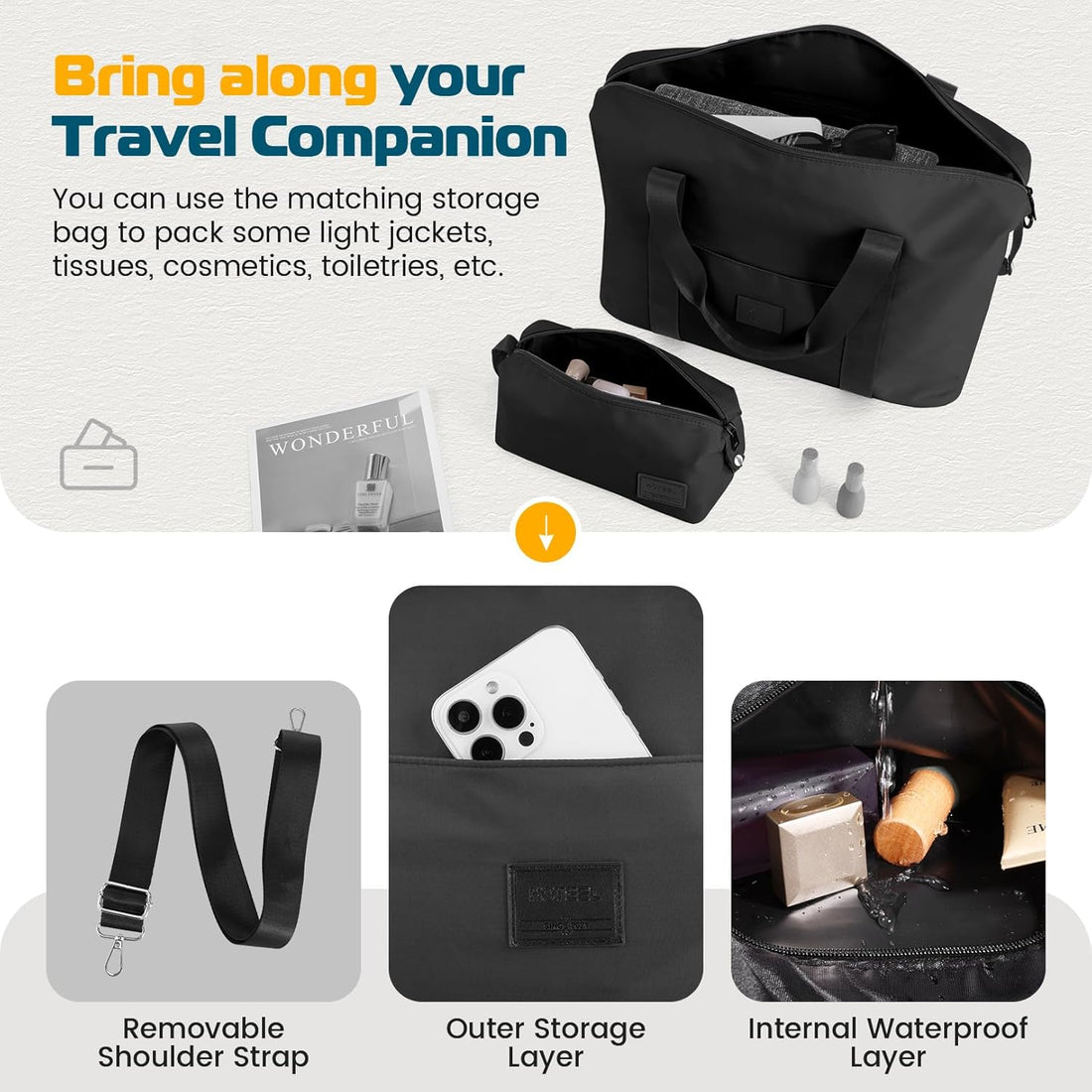 Hoteel 3-Piece Carry-On Luggage Set