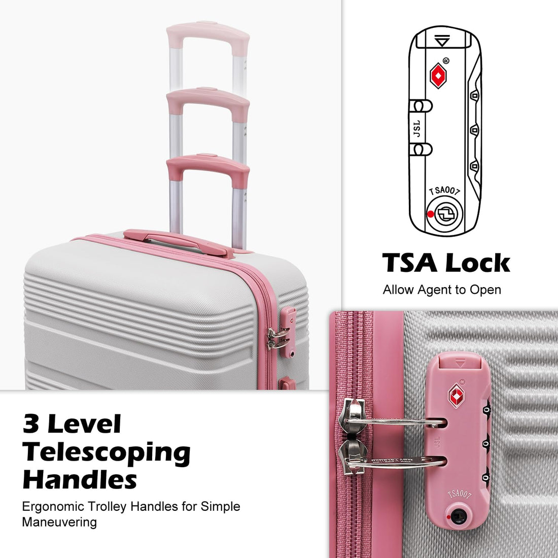 LONG VACATION 3-Piece Carry-On Set