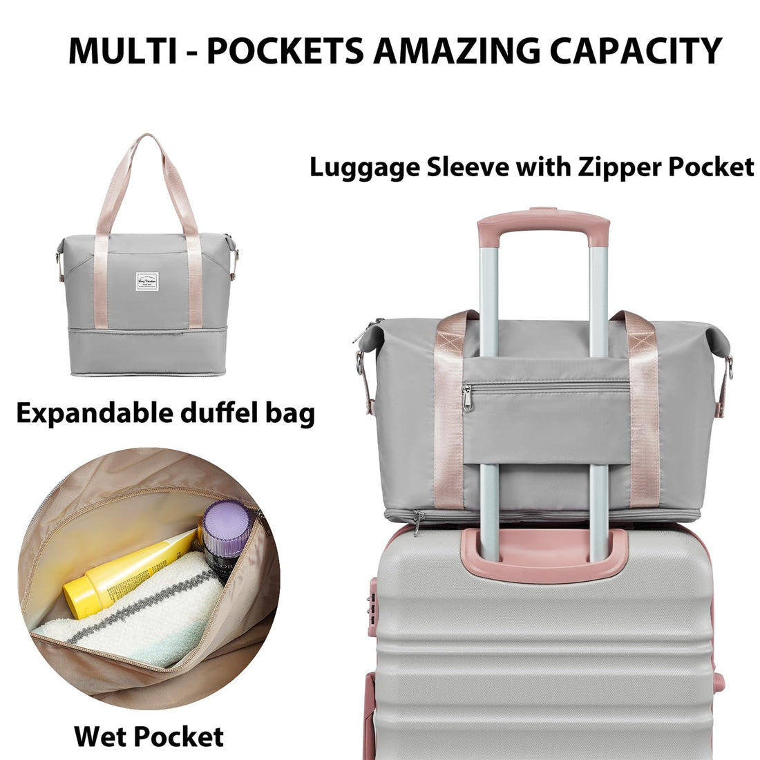 3-Piece Carry-On Luggage Set