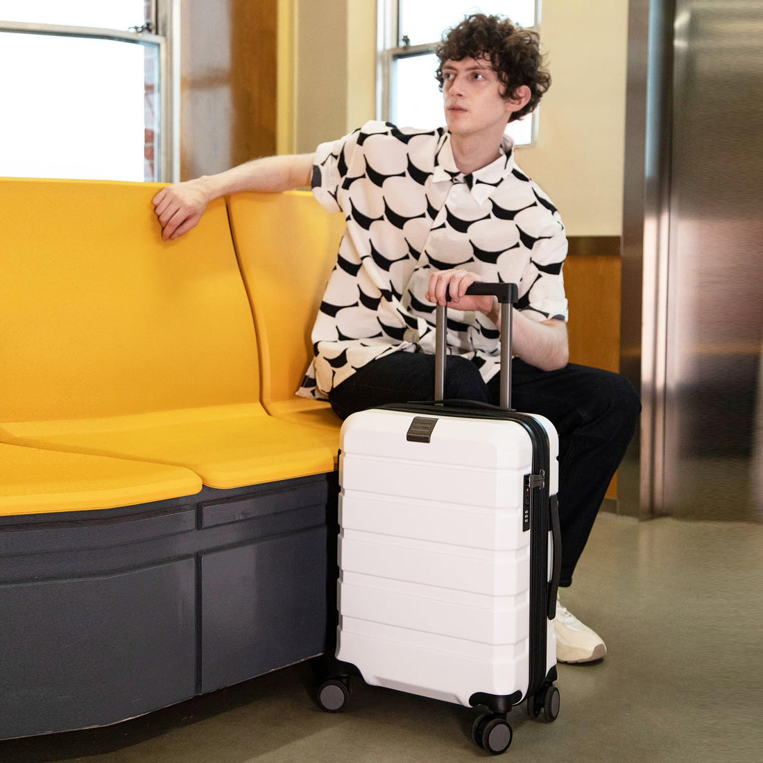 KROSER 20" Carry-On – Steel Grey