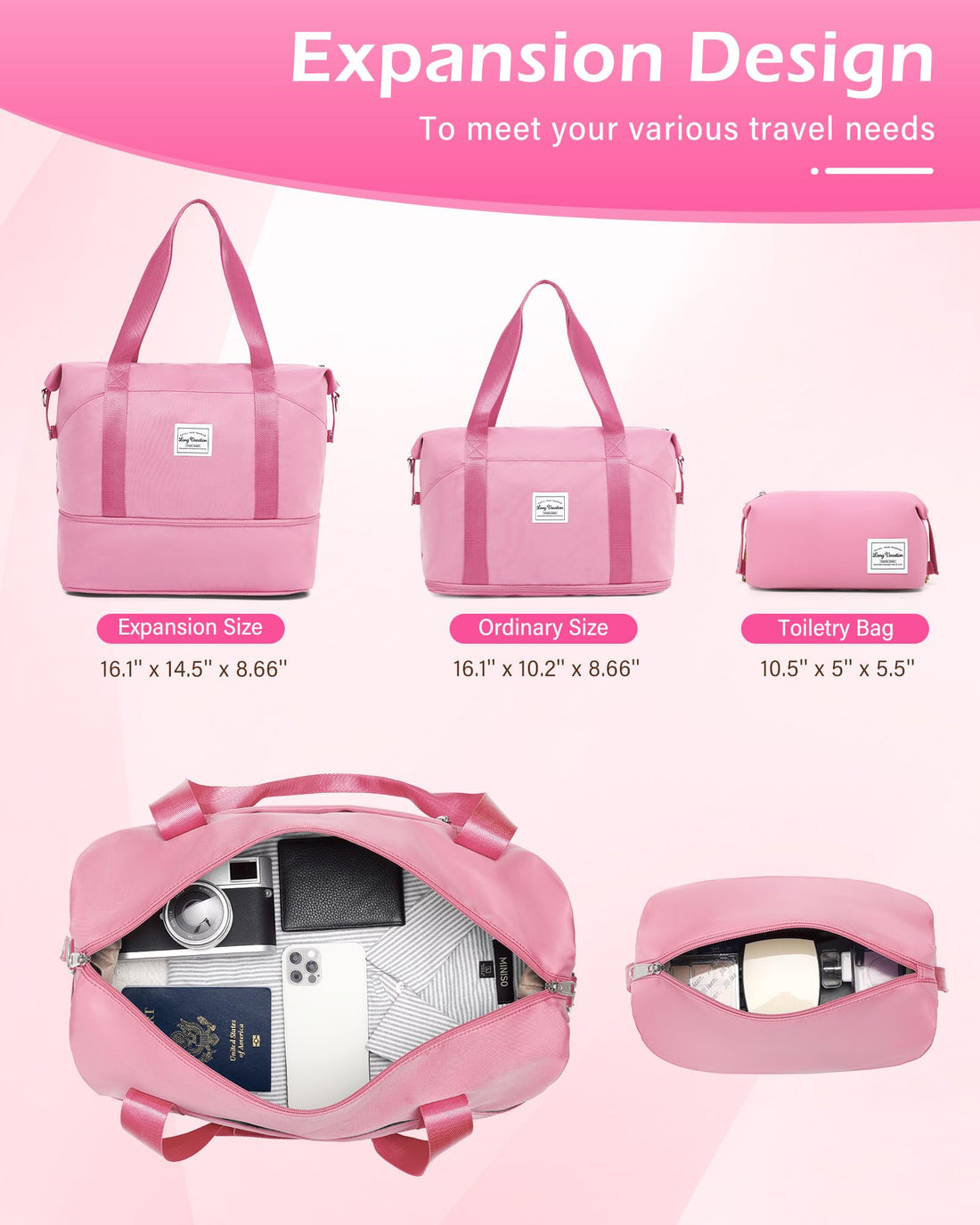 3-Piece Carry-On Luggage Set