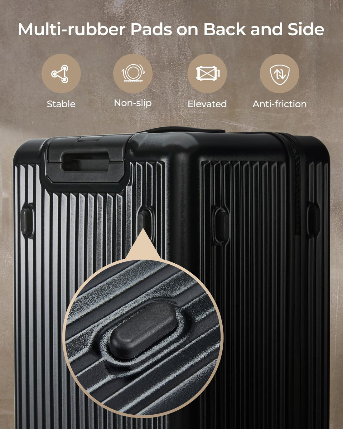 28" Black Trunk Luggage