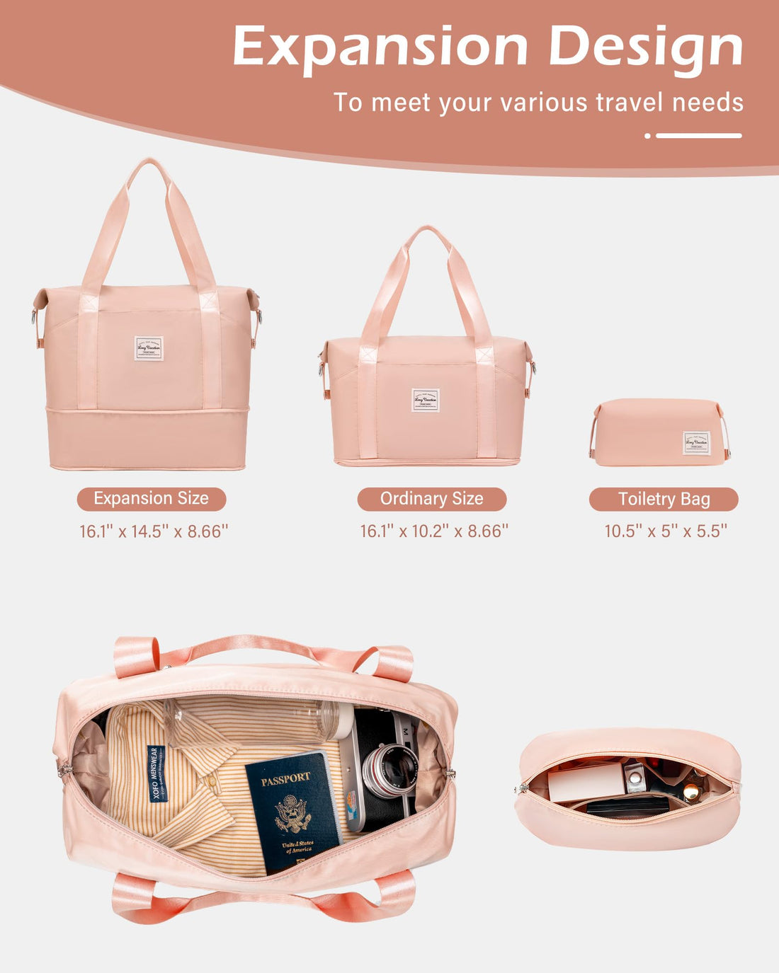 3-Piece Carry-On Luggage Set