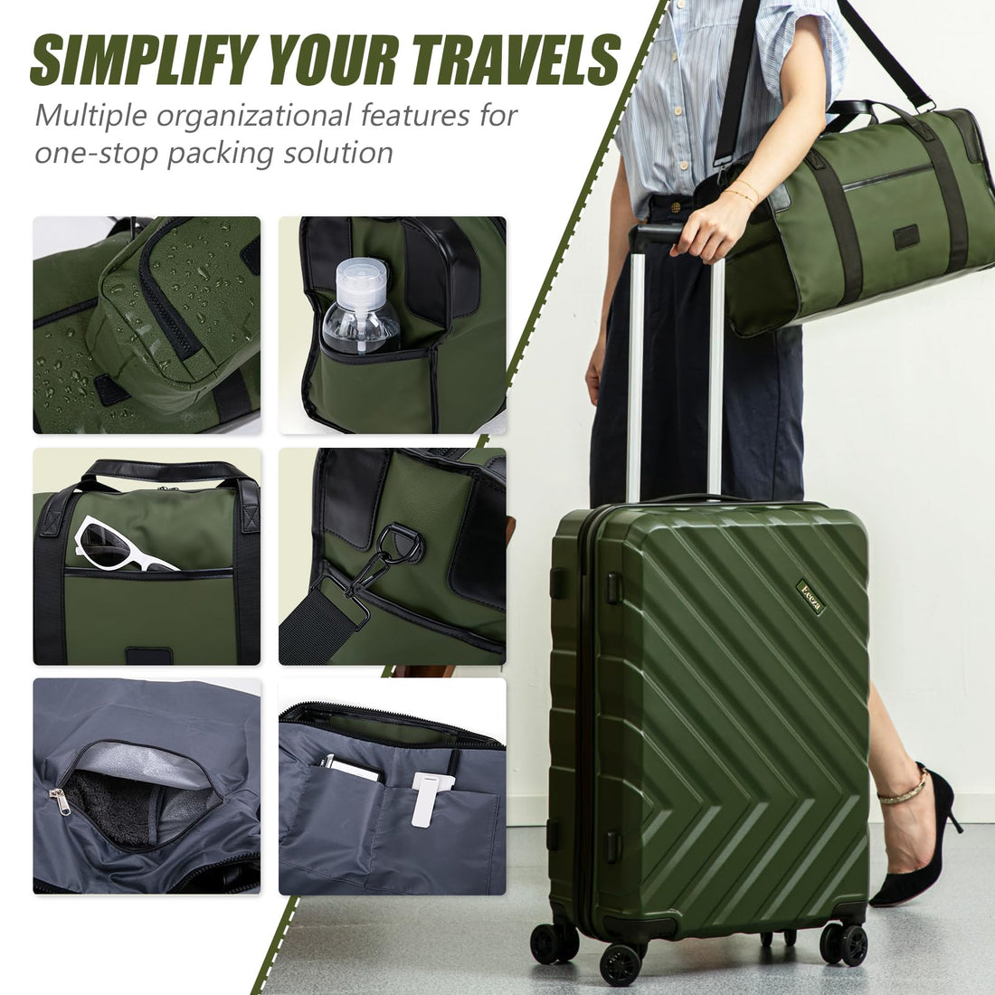 3-Piece Carry-On Luggage Set