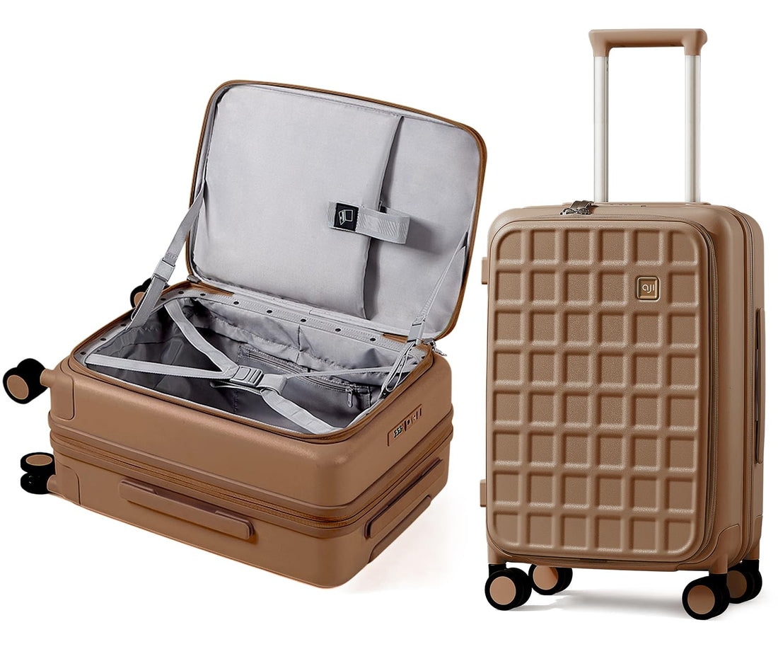 24" Hardshell Luggage – Brown