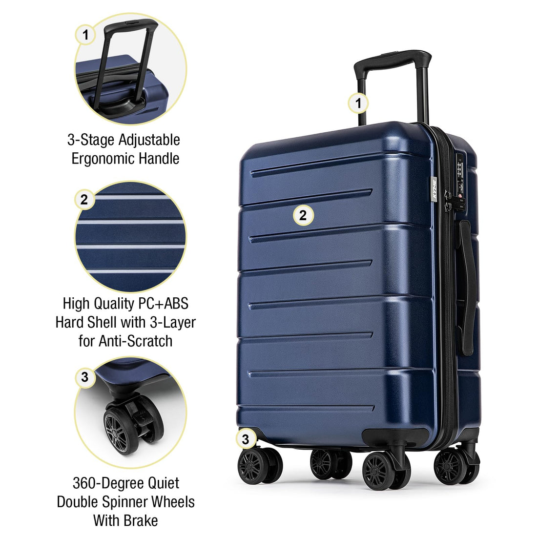 KYME 2-Piece Luggage Set