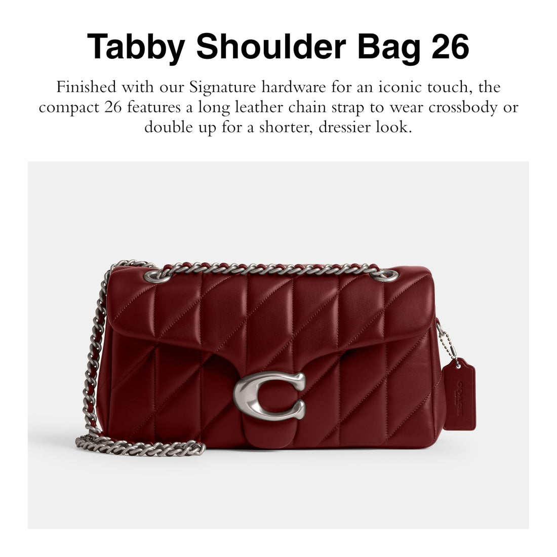 COACH Tabby Shoulder Bag 26