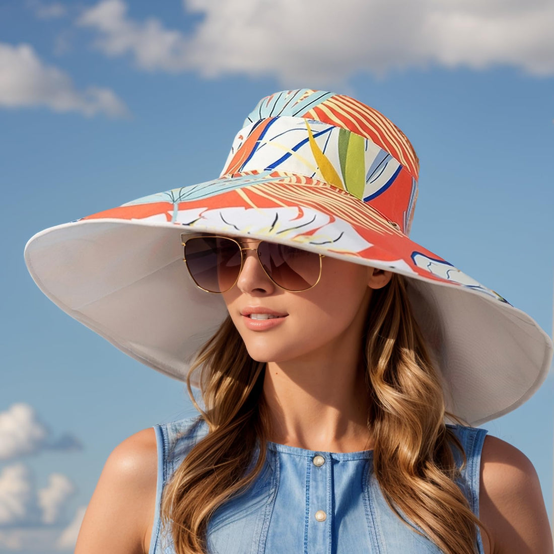 Women’s Wide Brim Sun Hat