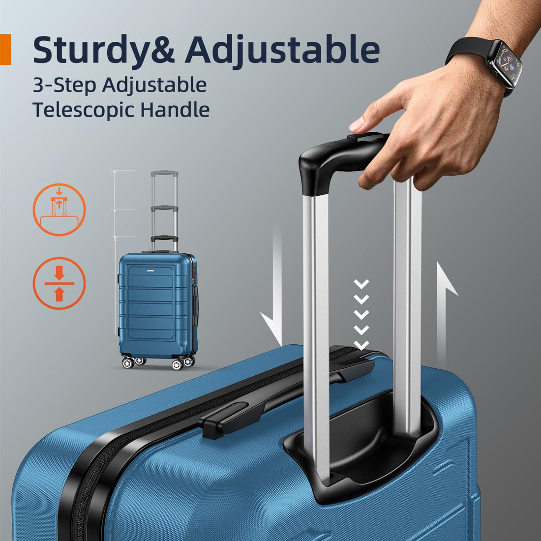 SHOWKOO 3-Piece Luggage Set
