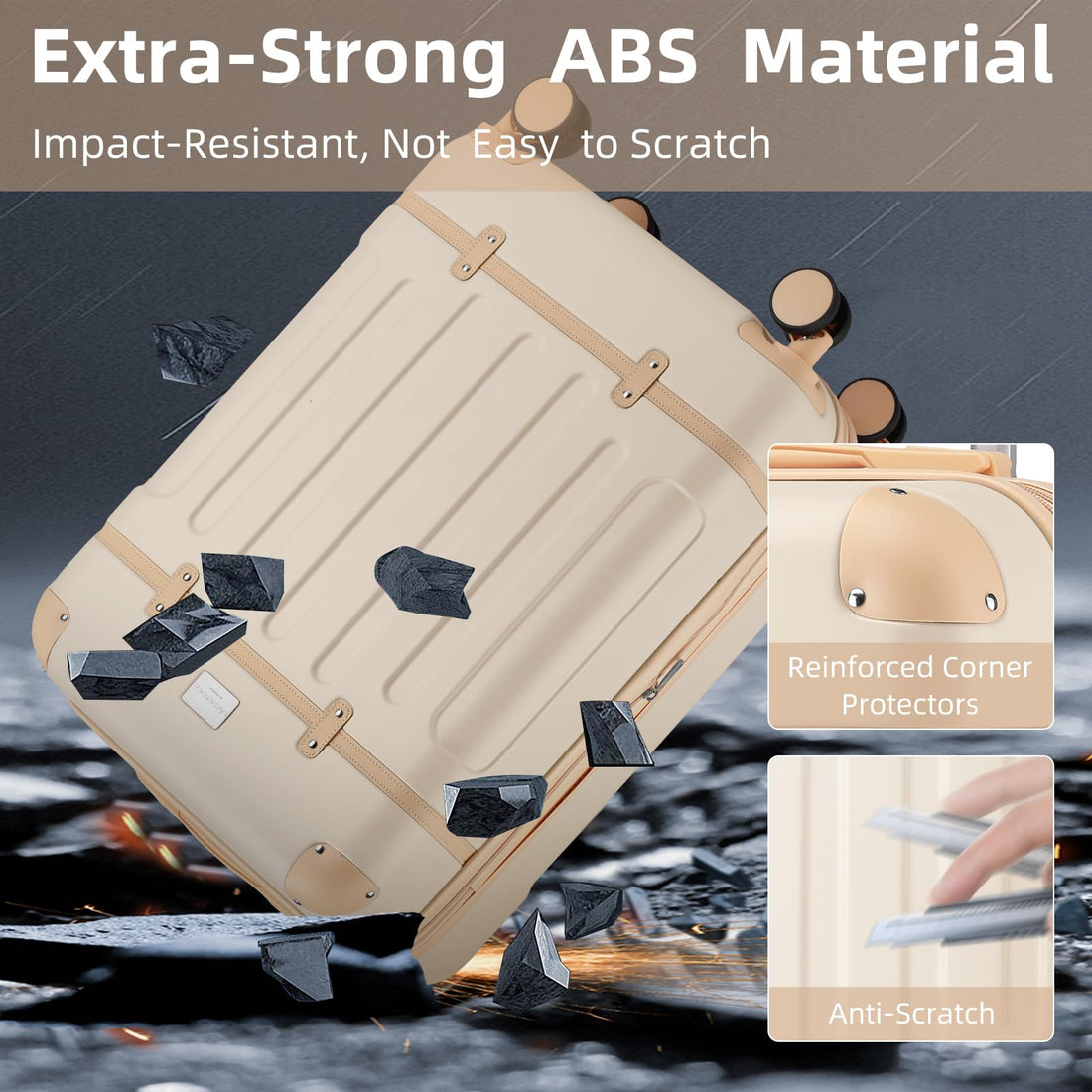 6-Piece Luggage Set – Sky Blue