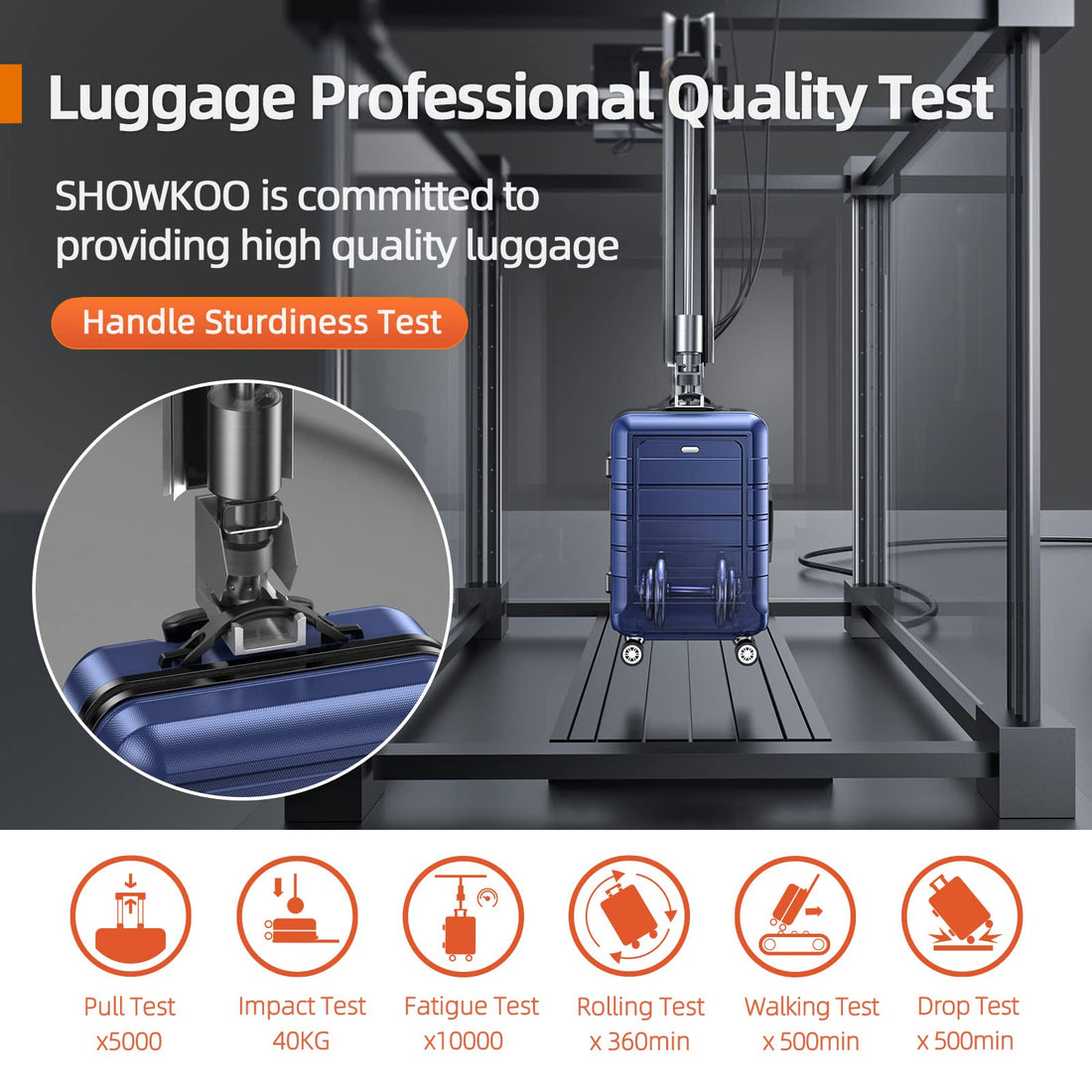 SHOWKOO 3-Piece Luggage Set