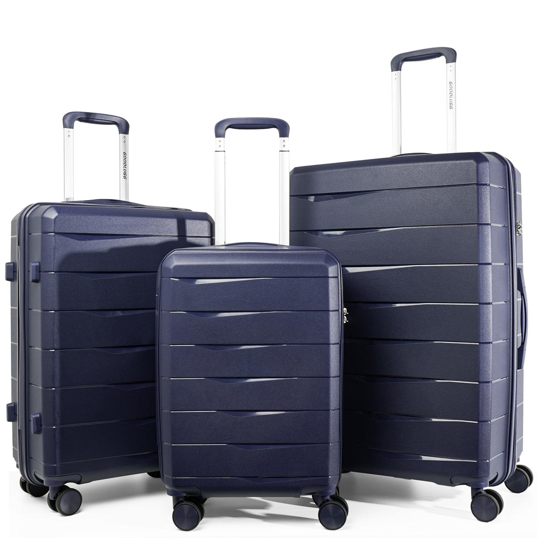 3-Piece Hardshell Luggage Set – Navy