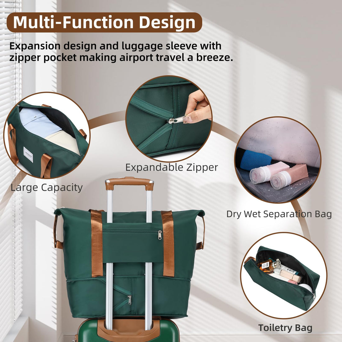 6-Piece Luggage Set – Sky Blue