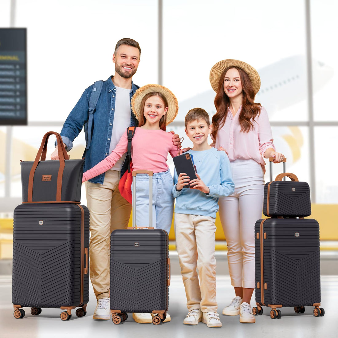 4-Piece Hoteel Luggage Set