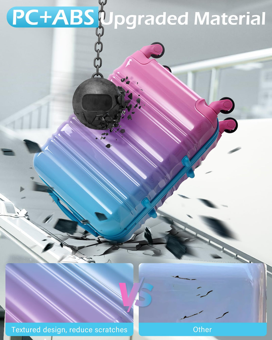 3-Piece Carry-On Luggage Set