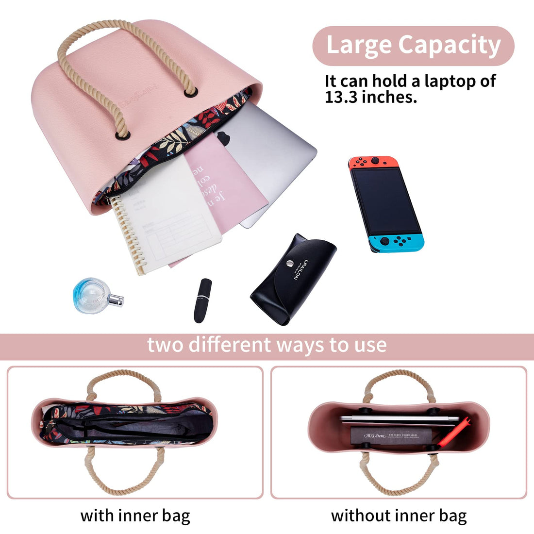 MRMIMI Waterproof Rubber Tote Bag