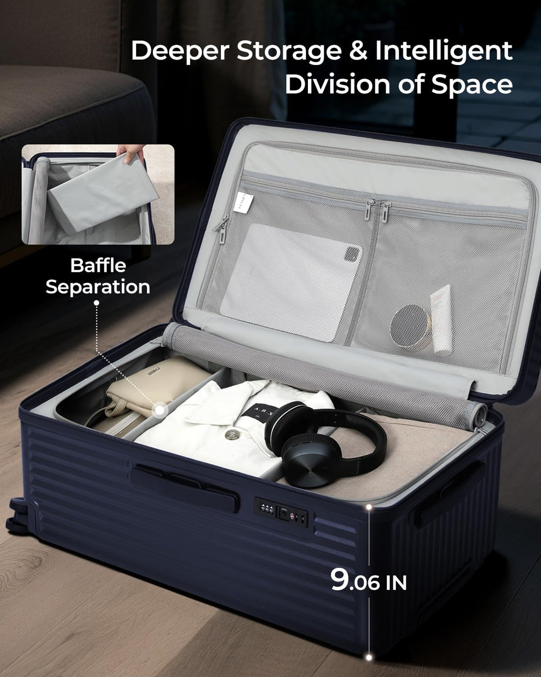 28" Black Trunk Luggage