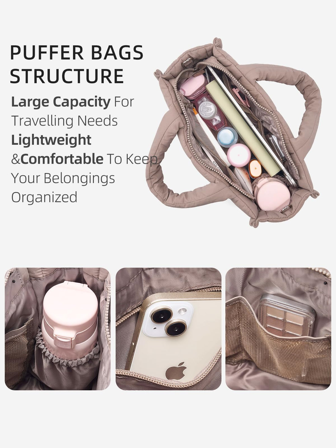 WESTBRONCO Women's Quilted Bag