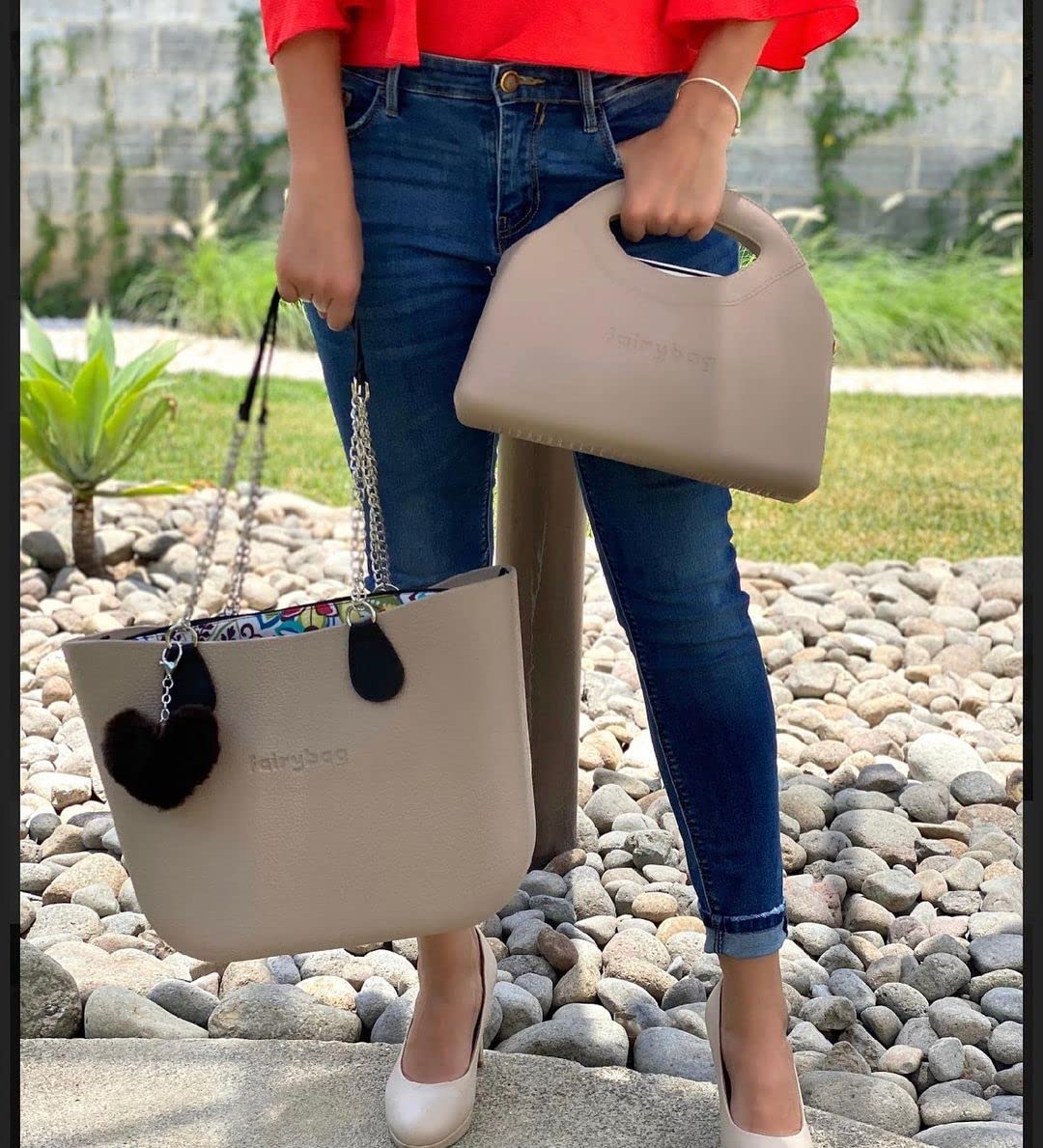 MRMIMI Waterproof Rubber Tote Bag