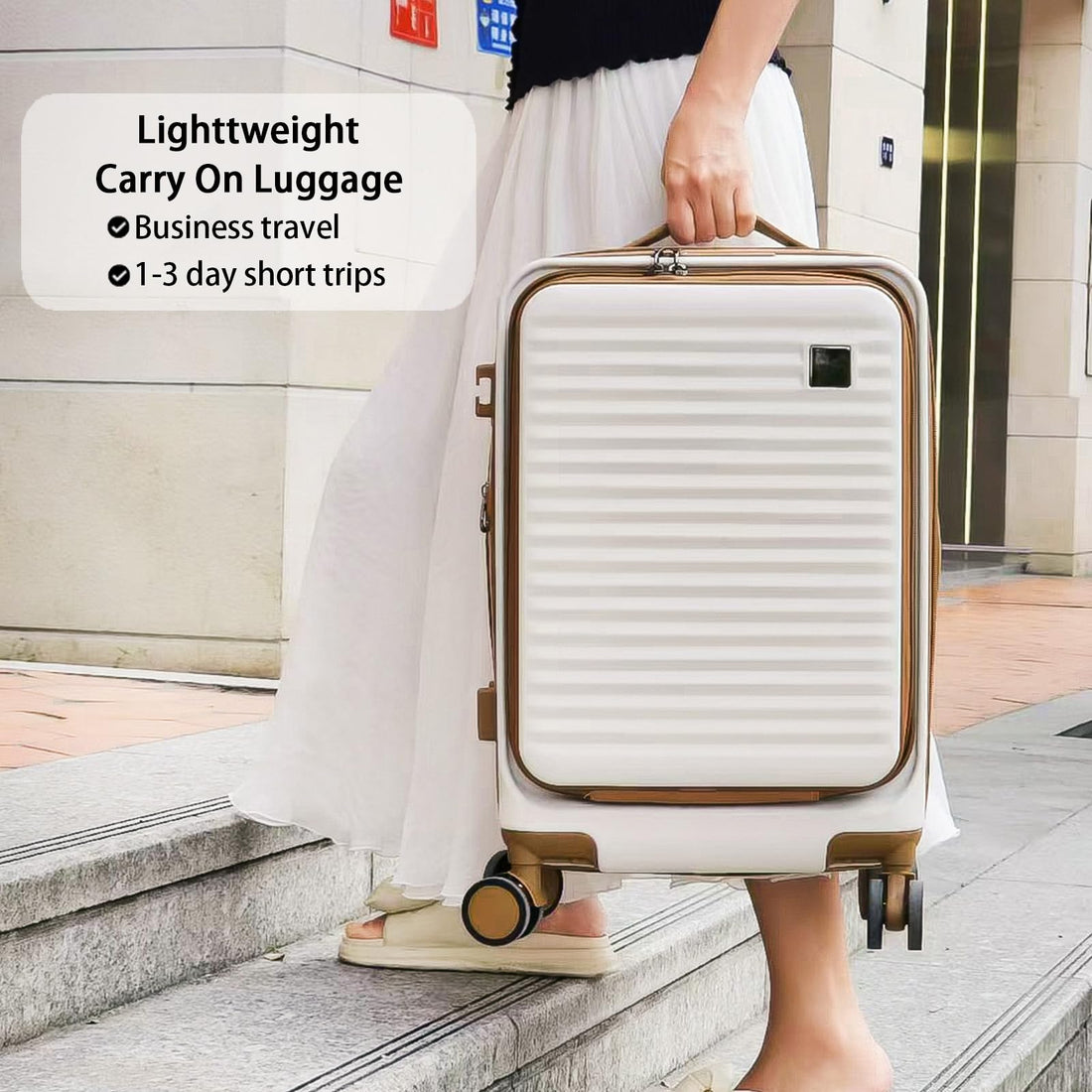 19.5" Hardside Carry-On – Black