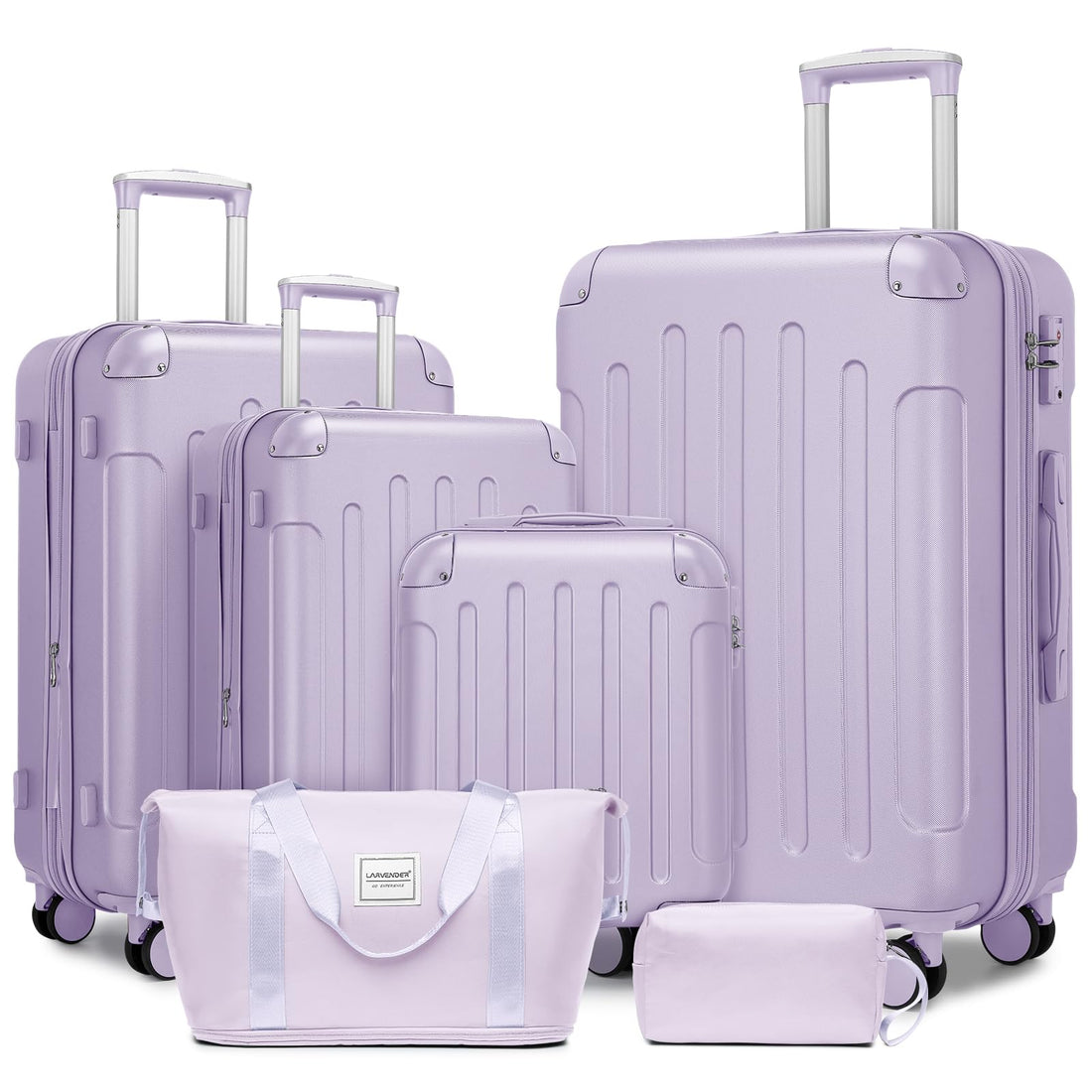 6-Piece Luggage Set – Sky Blue