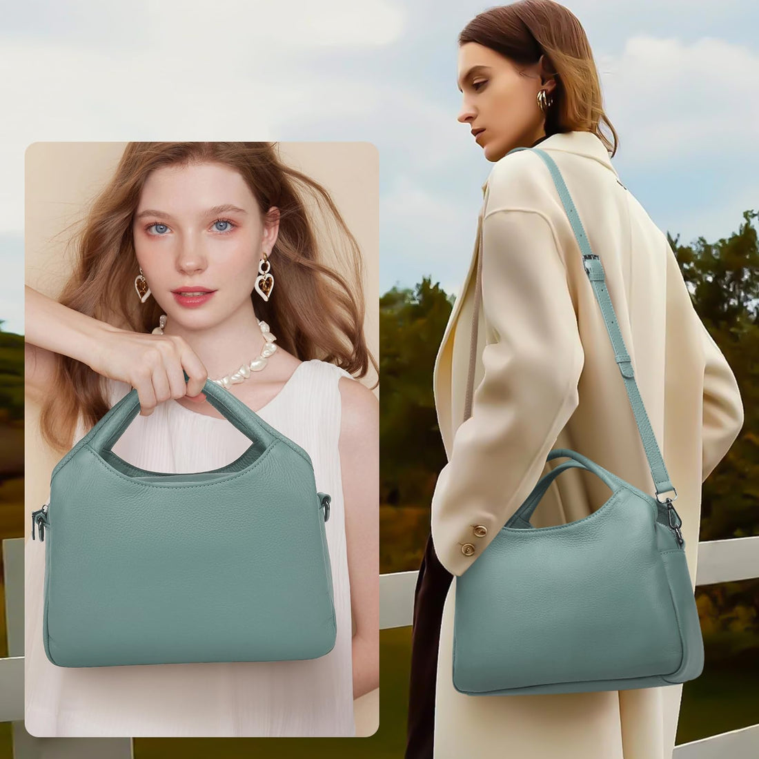 KOGTLA Women's Leather Handbag