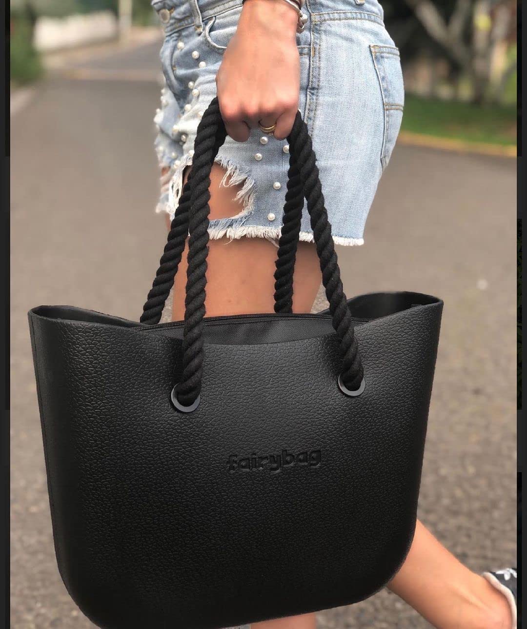MRMIMI Waterproof Rubber Tote Bag