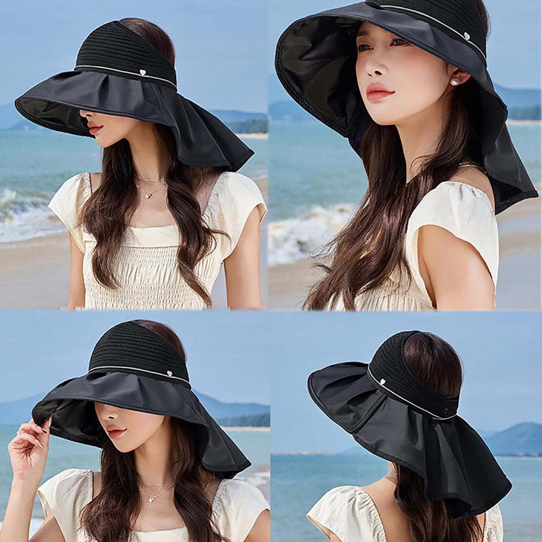 Women’s Sun Hat with Neck Flap