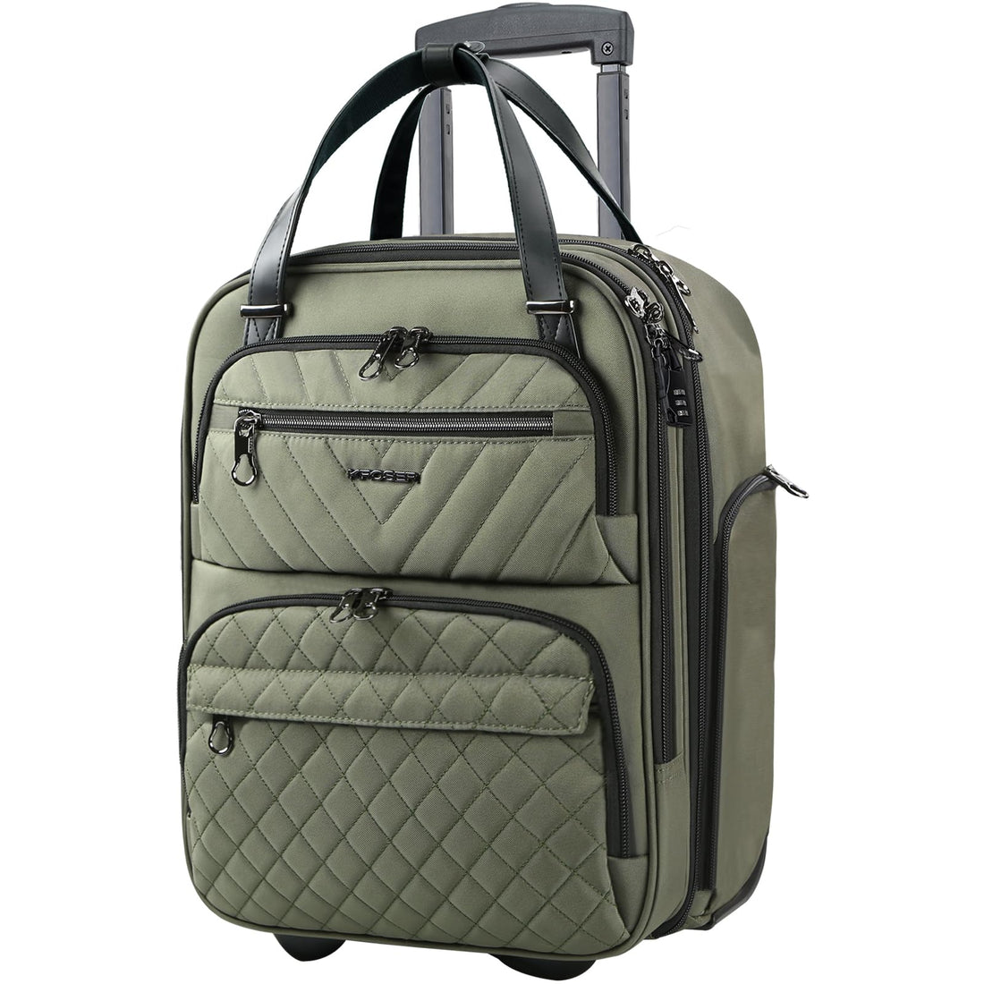 KROSER 16" Underseat Luggage Grey