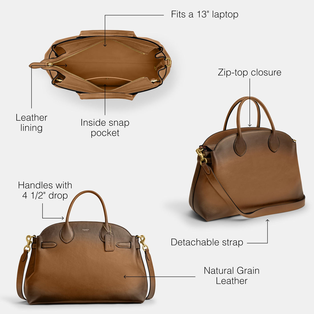 Coach Soft Empire Carryall 40