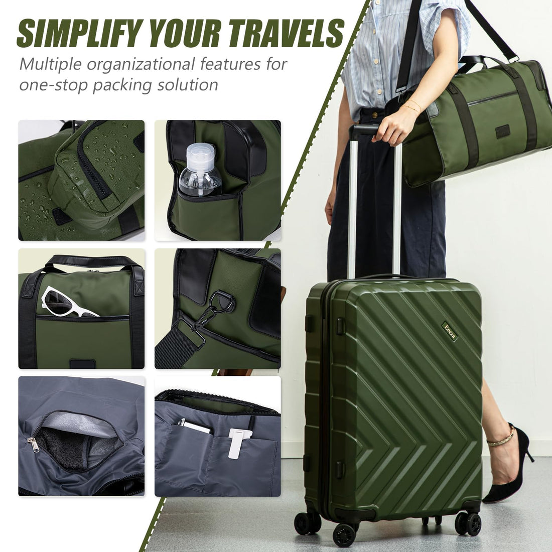 3-Piece Carry-On Luggage Set