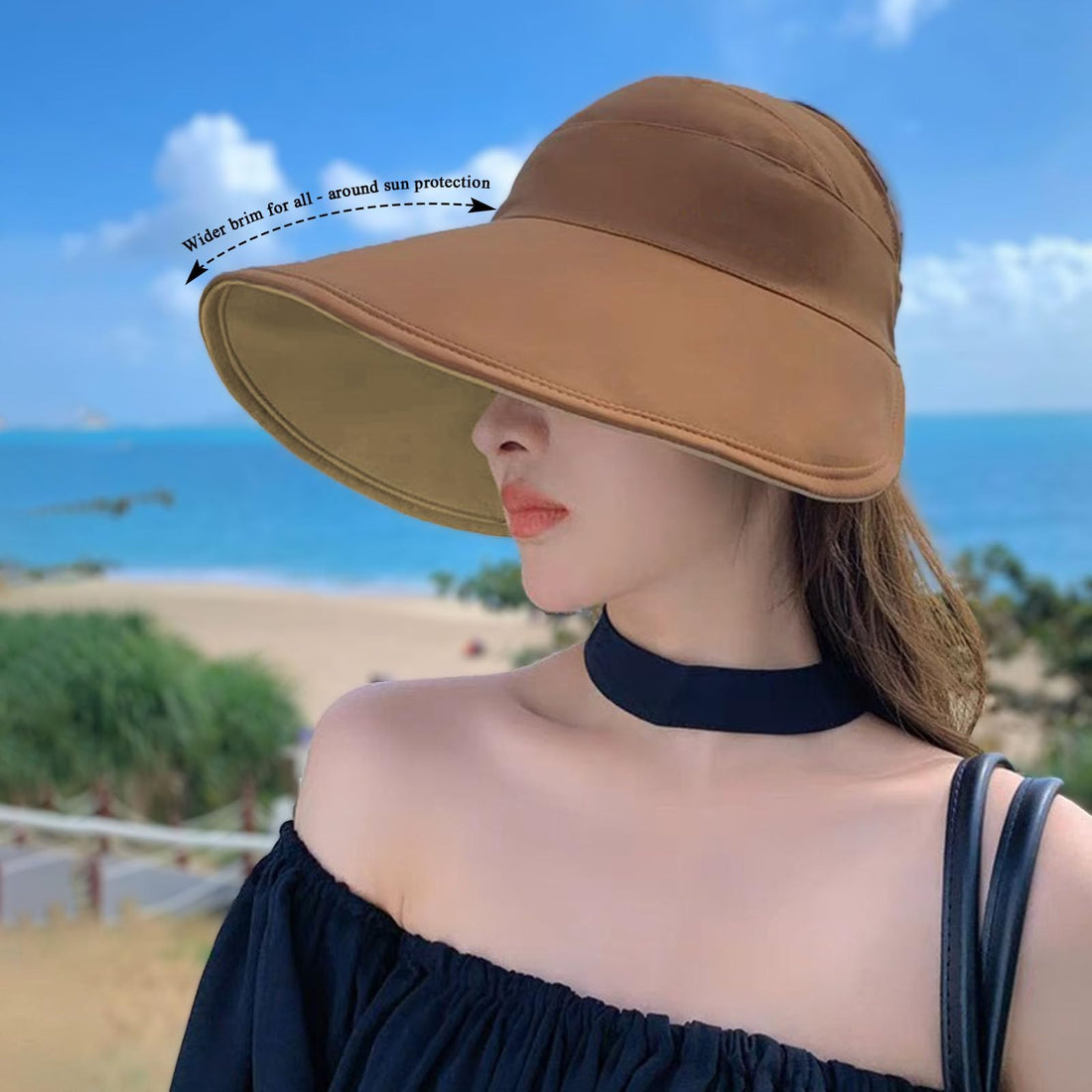 Women’s Wide Brim Sun Hat – UV