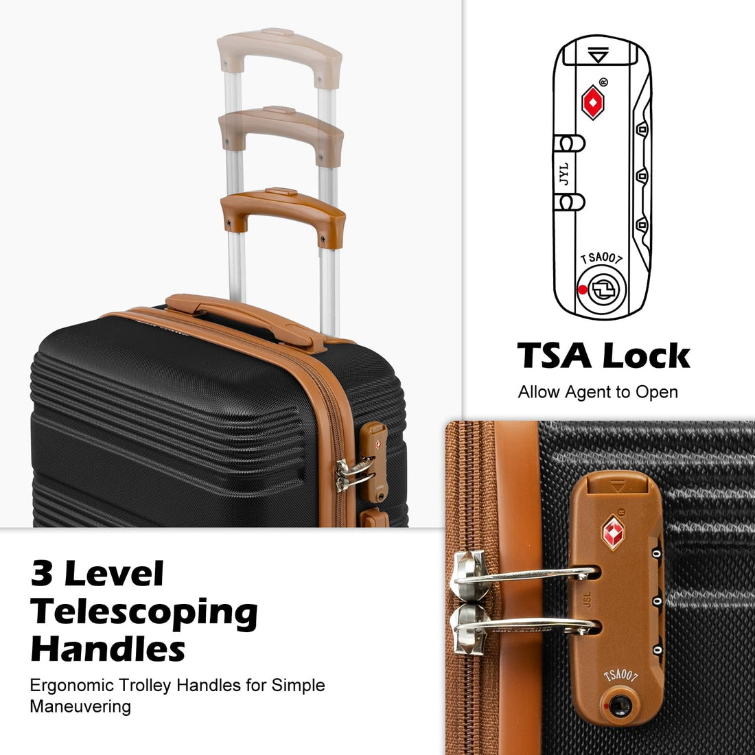 LONG VACATION 3-Piece Carry-On Set