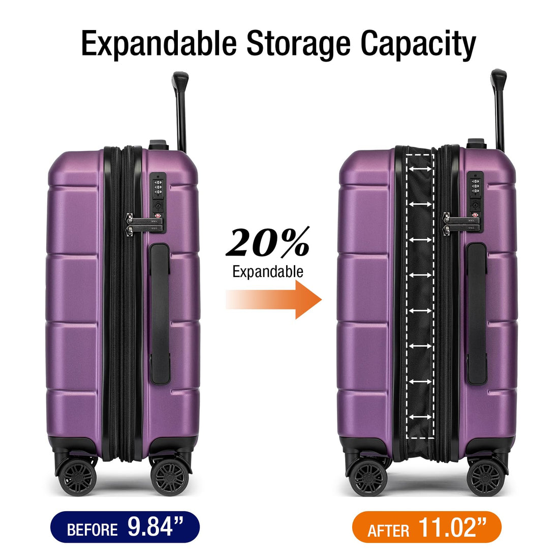 KYME 2-Piece Luggage Set