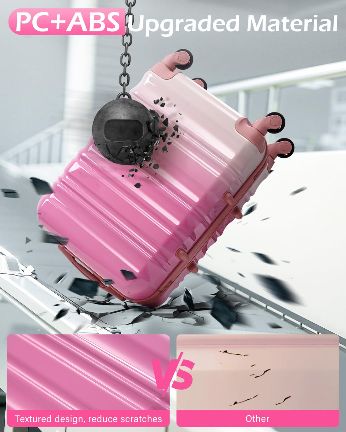 3-Piece Carry-On Luggage Set